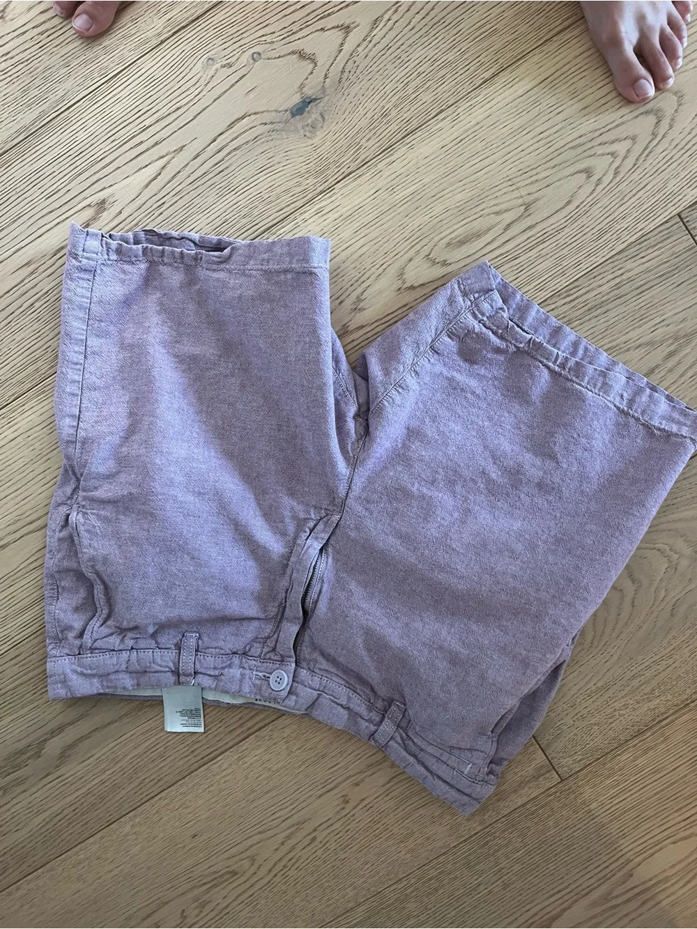 H&M Women's (Unisex?) Light Mauve 100% cotton Shorts